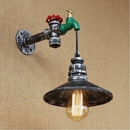 Rustic Lodge Painting Feature for Ambient Light Wall Sconces Wall Light