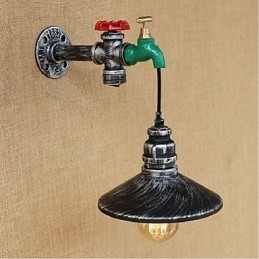 Rustic Lodge Painting Feature for Ambient Light Wall Sconces Wall Light
