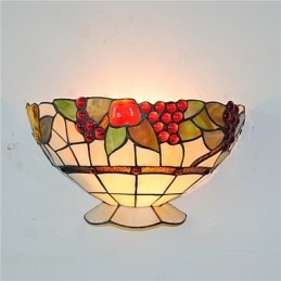 Retro Country Wall Lights Glass Shade Living Room Bedroom Restaurant Cafe Bar Wall Sconces