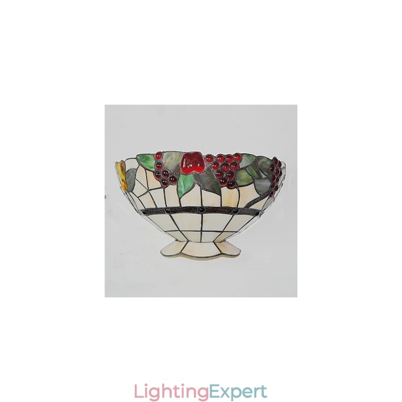 Retro Country Wall Lights Glass Shade Living Room Bedroom Restaurant Cafe Bar Wall Sconces