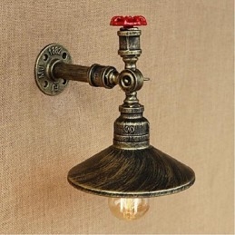 Rustic Lodge Painting Feature for Ambient Light Wall Sconces Wall Light