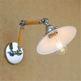 Modern Contemporary Chrome Feature for Swing Arm Ambient Light Swing Arm Lights Wall Light