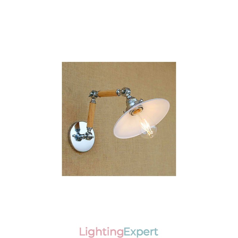 Modern Contemporary Chrome Feature for Swing Arm Ambient Light Swing Arm Lights Wall Light