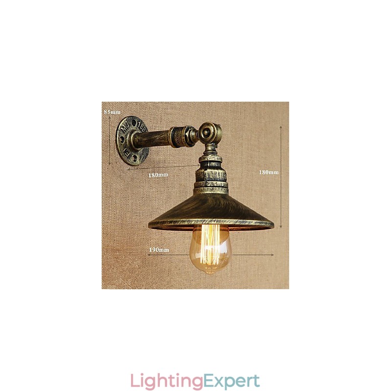 Industrial Style Nordic Water Pipe Wall Lamp Wall Light