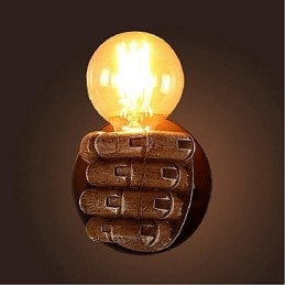 Rustic Lodge Painting Feature for Ambient Light Wall Sconces Wall Light