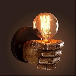 Rustic Lodge Painting Feature for Ambient Light Wall Sconces Wall Light