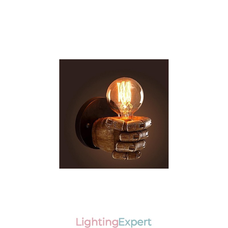 Rustic Lodge Painting Feature for Ambient Light Wall Sconces Wall Light