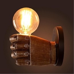 Rustic Lodge Painting Feature for Ambient Light Wall Sconces Wall Light