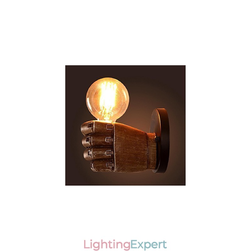 Rustic Lodge Painting Feature for Ambient Light Wall Sconces Wall Light