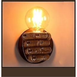 Rustic Lodge Painting Feature for Ambient Light Wall Sconces Wall Light