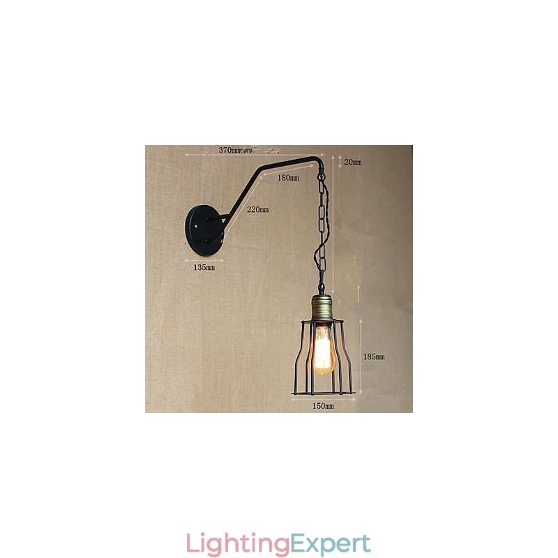 Restaurant Cafe Chain Corridors Iron Wall Lamp