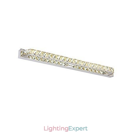 Long High Quality Mirror Lamp Bathroom Lights Metal and Crystal Wall Light Long High Quality Mirror Lamp Bathroom Lights Metal and Crystal Wall Light