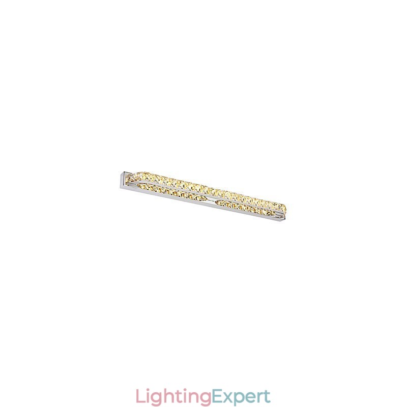 Long High Quality Mirror Lamp Bathroom Lights Metal and Crystal Wall Light