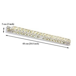 Long High Quality Mirror Lamp Bathroom Lights Metal and Crystal Wall Light
