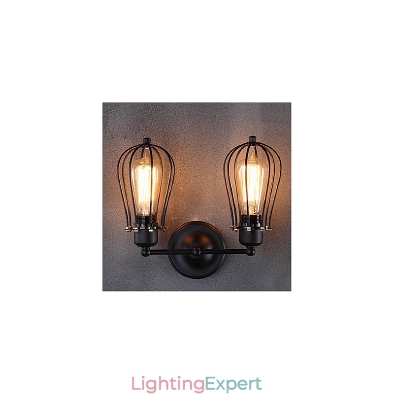 Retro Grapefruit American Village Iron Antique Restaurant Corridor Aisle Wall Lamp Wall Light