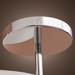 Modern Contemporary Mini Style Chrome Metal Chandelier Flush Mount Garage