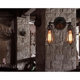 Retro Grapefruit American Village Iron Antique Restaurant Corridor Aisle Wall Lamp Wall Light