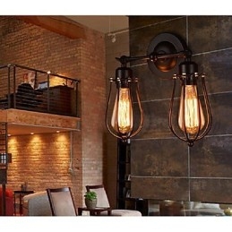 Retro Grapefruit American Village Iron Antique Restaurant Corridor Aisle Wall Lamp Wall Light
