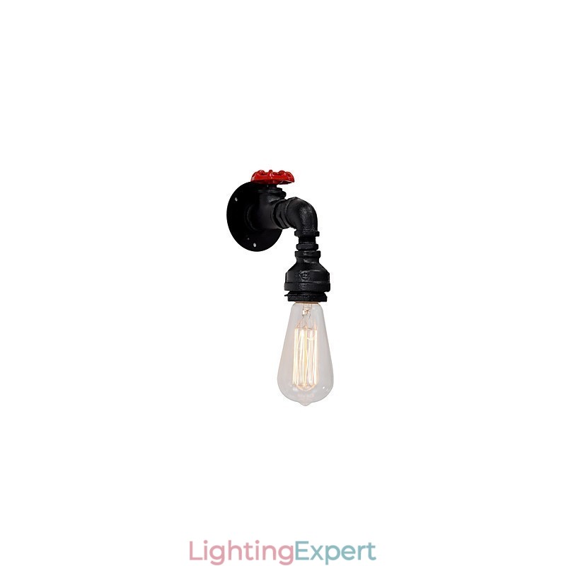 Water Pipe Wall Lights Retro Industrial Style Creative Country Metal Restaurant Cafe Bars Bar Table Wall Sconces