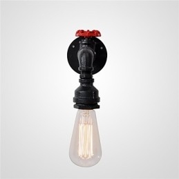 Water Pipe Wall Lights Retro Industrial Style Creative Country Metal Restaurant Cafe Bars Bar Table Wall Sconces