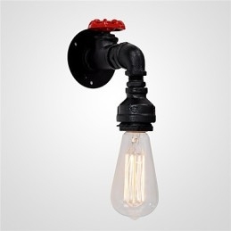 Water Pipe Wall Lights Retro Industrial Style Creative Country Metal Restaurant Cafe Bars Bar Table Wall Sconces