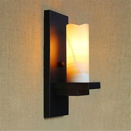 Country Retro Painting Feature for Eye Protection Ambient Light Wall Sconces Wall Light