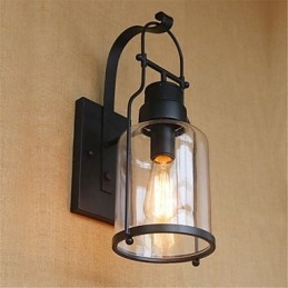 Rustic Lodge Country Retro Black Oxide Finish Feature for Eye Protection Ambient Light