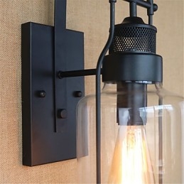 Rustic Lodge Country Retro Black Oxide Finish Feature for Eye Protection Ambient Light