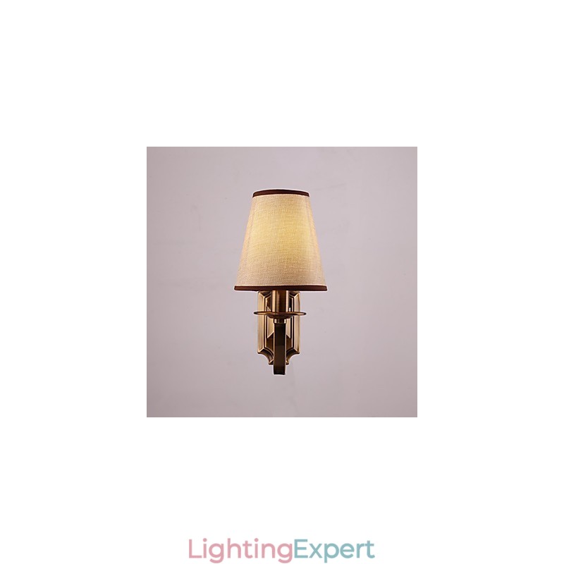 Traditional Classic Electroplated Feature for Eye Protection Downlight Wall Sconces Wall Light