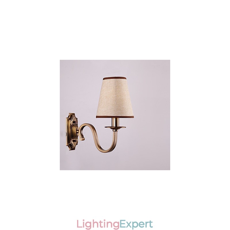 Traditional Classic Electroplated Feature for Eye Protection Downlight Wall Sconces Wall Light