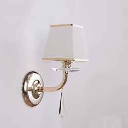 Modern Contemporary Electroplated Feature for Crystal Ambient Light Wall Sconces Wall Light