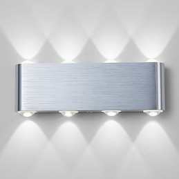 Modern Light Aluminum Flush Mount Wall Lamp Integrated