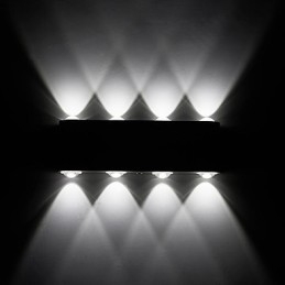 Modern Light Aluminum Flush Mount Wall Lamp Integrated