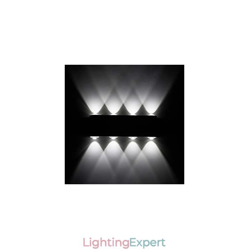Modern Light Aluminum Flush Mount Wall Lamp Integrated
