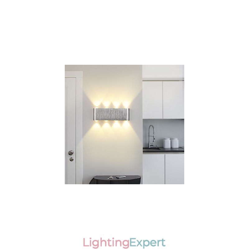 Modern Light Aluminum Flush Mount Wall Lamp Integrated
