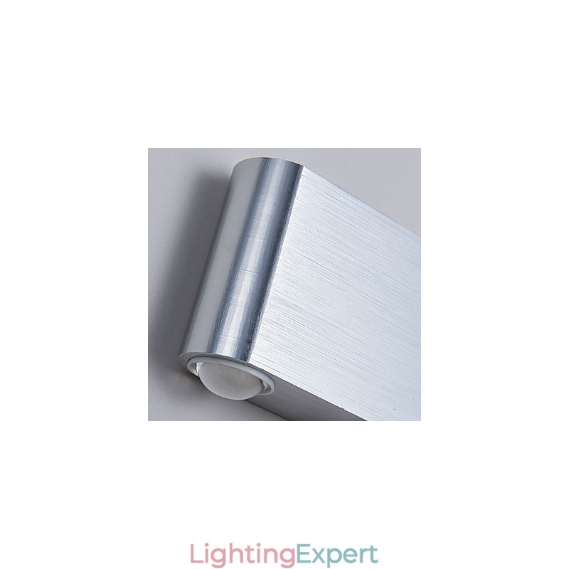 Modern Light Aluminum Flush Mount Wall Lamp Integrated