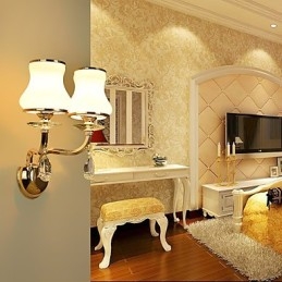 Modern Contemporary Electroplated Feature for Crystal Ambient Light Wall Sconces Wall Light