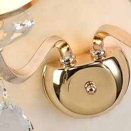 Modern Contemporary Electroplated Feature for Crystal Ambient Light Wall Sconces Wall Light
