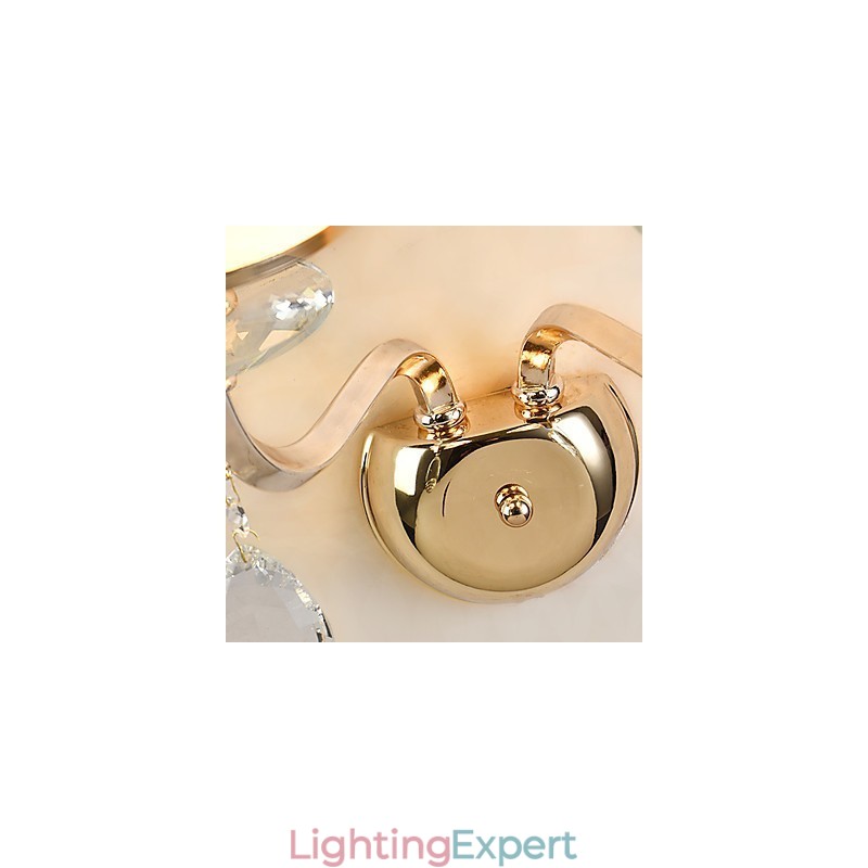 Modern Contemporary Electroplated Feature for Crystal Ambient Light Wall Sconces Wall Light