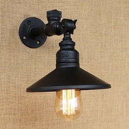 Rustic Lodge Country Retro Painting Feature for Mini Style Ambient Light Wall Sconces Wall