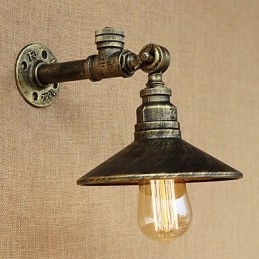 Rustic Lodge Country Retro Painting Feature for Mini Style Ambient Light Wall Sconces Wall