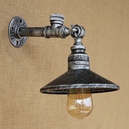Rustic Lodge Country Retro Painting Feature for Mini Style Ambient Light Wall Sconces Wall