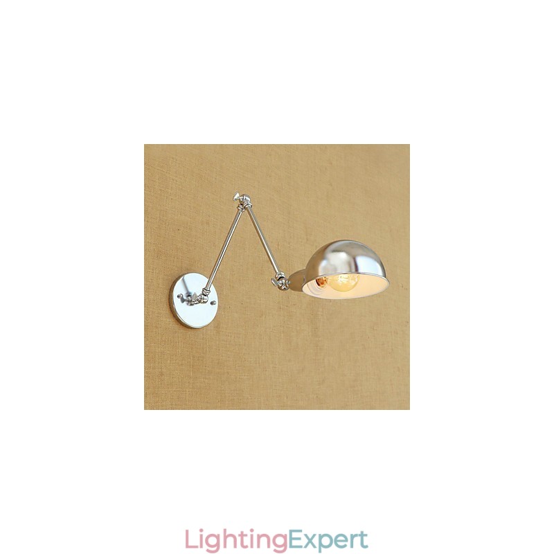Modern Contemporary Retro Electroplated Feature for Swing Arm Eye Protection Ambient Light