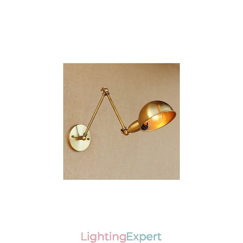 Modern Contemporary Retro Electroplated Feature for Swing Arm Eye Protection Ambient Light