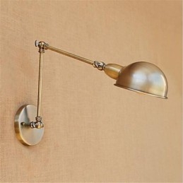 Modern Contemporary Retro Electroplated Feature for Swing Arm Eye Protection Ambient Light