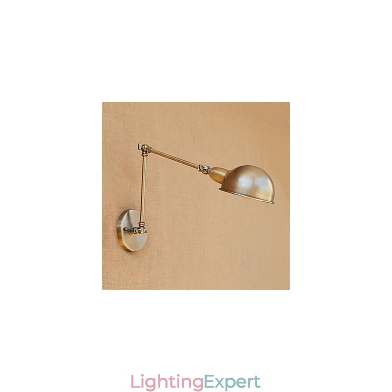 Modern Contemporary Retro Electroplated Feature for Swing Arm Eye Protection Ambient Light