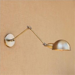 Modern Contemporary Retro Electroplated Feature for Swing Arm Eye Protection Ambient Light