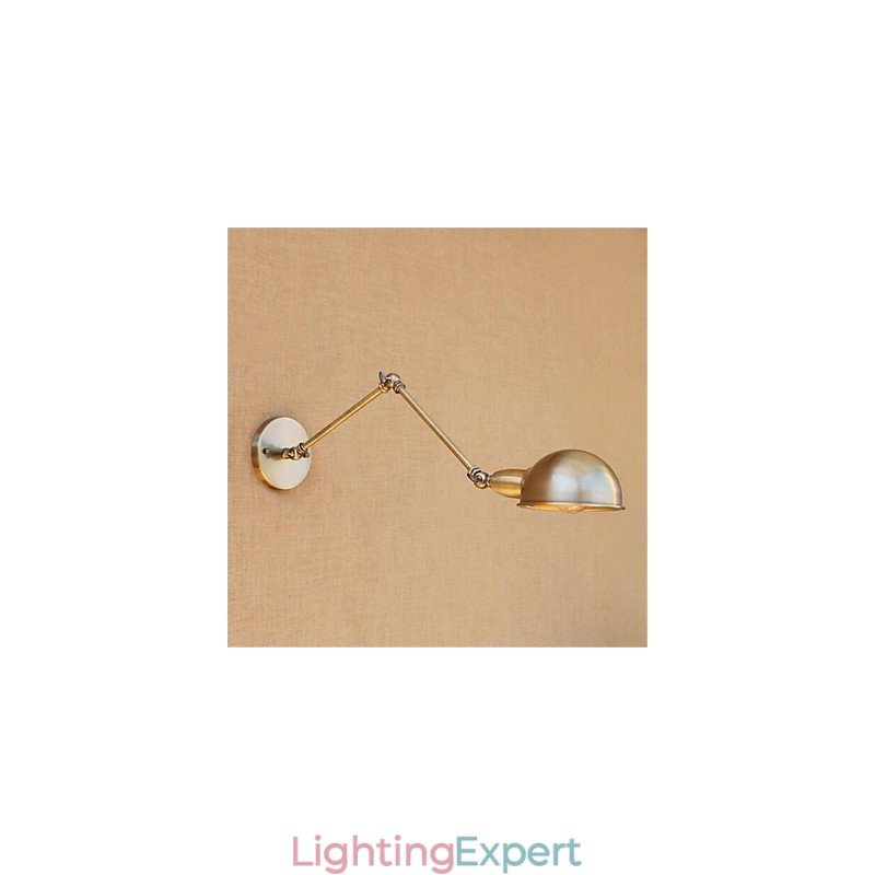 Modern Contemporary Retro Electroplated Feature for Swing Arm Eye Protection Ambient Light