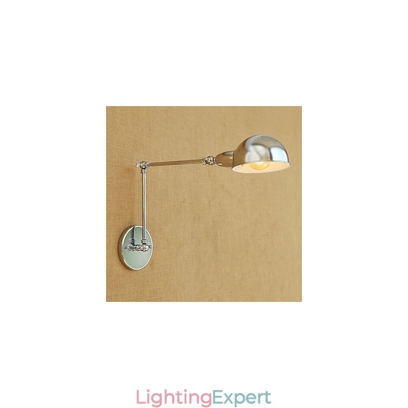 Modern Contemporary Retro Electroplated Feature for Swing Arm Eye Protection Ambient Light