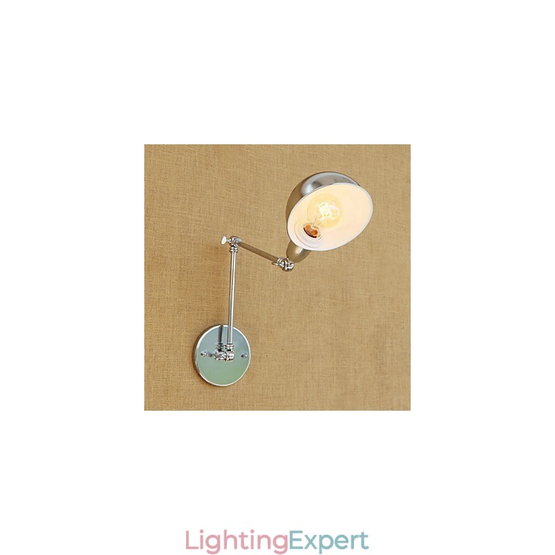 Modern Contemporary Retro Electroplated Feature for Swing Arm Eye Protection Ambient Light